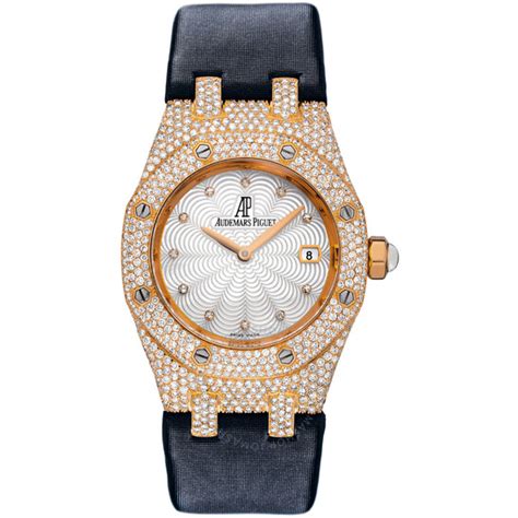 Audemars Piguet Royal Oak Diamond Mother of Pearl Dial Rose 